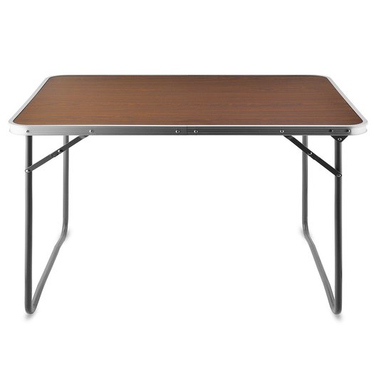 Aluminium campingtafel, houten blad, tuintafel, inklapbare tafel