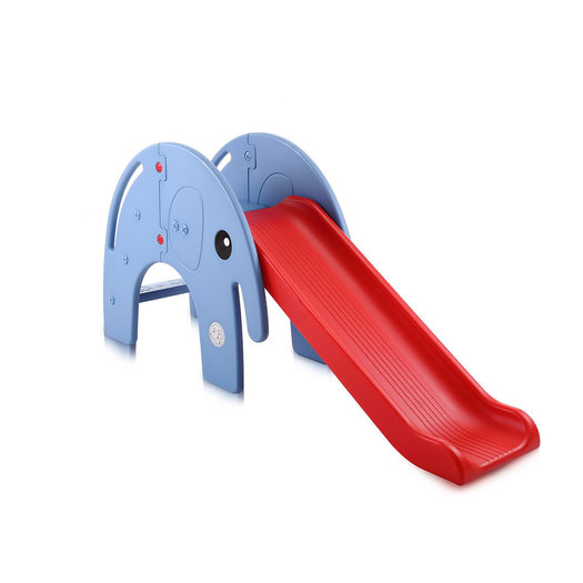 Kinderglijbaan Olifant in rood en blauw